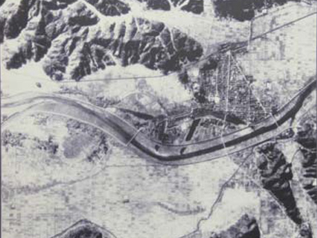 昭和21年（1946）の豊岡盆地